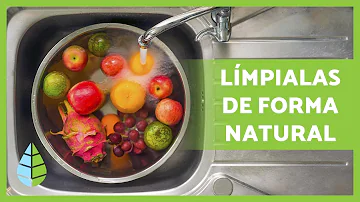 ¿Cómo se desinfectan las verduras de forma natural?