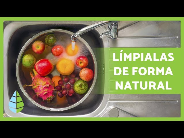 Cómo desinfectar frutas y verduras (naturalmente)