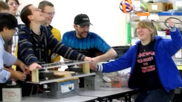 Frisbee Shooter prototype 3: Two Wheel Shooter - Test