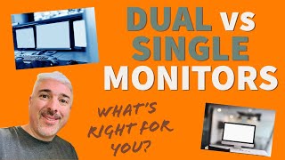 dual monitor setup vs. single monitor setup: what's right for your home office?