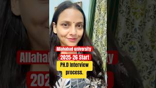 Interview Process #viral #motivation #ugc #allahabad university#phd2025 #ugcnet #trending #lucknow