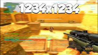 Counter-Strike Source : Resolution 1234x1234
