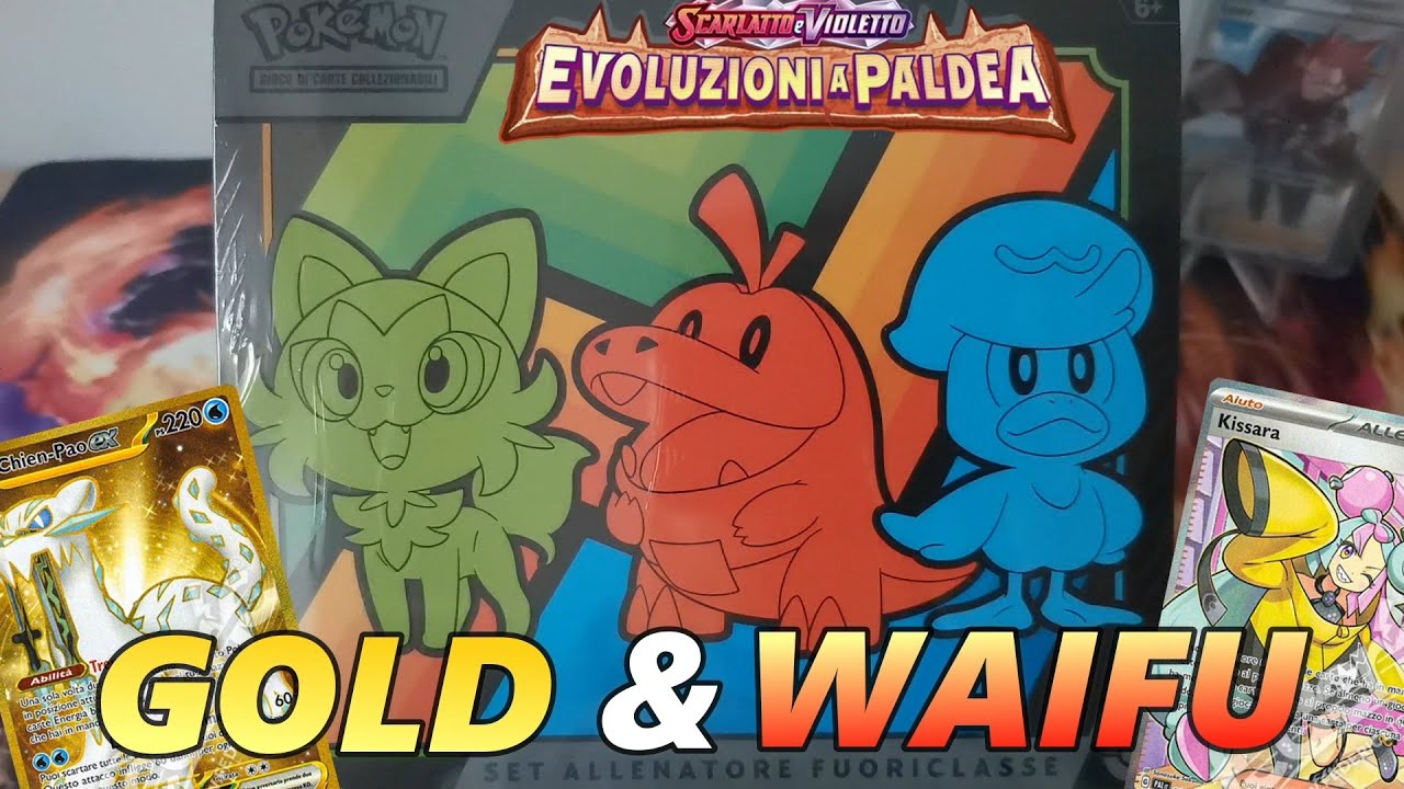 Primo ETB di EVOLUZIONI A PALDEA! La fortuna è dalla mia! - YouTube