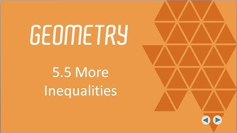 Triangle Hinge Theorem and SAS Inequality, BJU Press Geometry 4th Ed, 5.5--CCCS Flipped Geometry #33