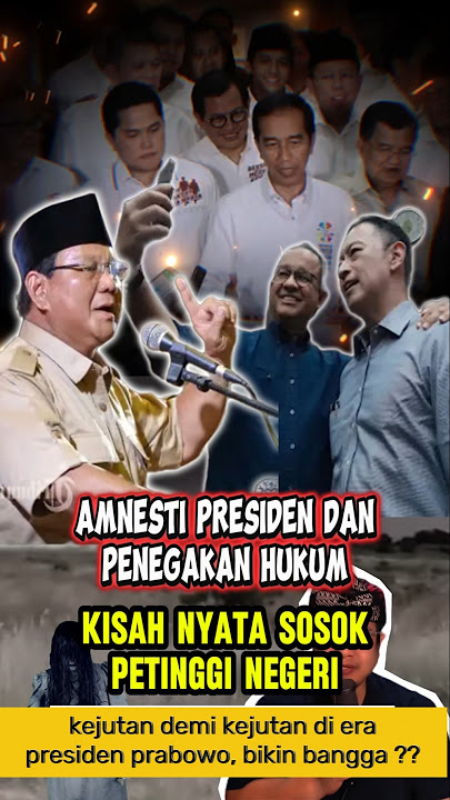 AMNESTI PRESIDEN KE HASTO APKAH BERDAMPAK KE PENEGAKAN HUKUM TERKAIT K0RUPS1 #prabowo #presiden