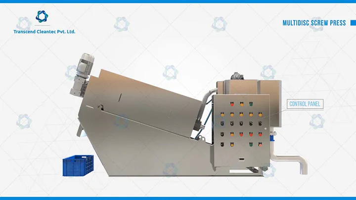 Sludge Dewatering Machine| Screw Press by Transcend Cleantec Pvt. Ltd