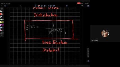 Stat Mech L20V4: Bose-Einstein and Fermi-Dirac Distributions