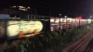 1064レ EF200牽引 後補機EF67 100番台 天神川駅通過 2015/09/11