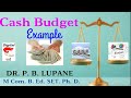 Cash Budget