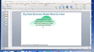 Big Data Business Model Maturity Index - Part 01