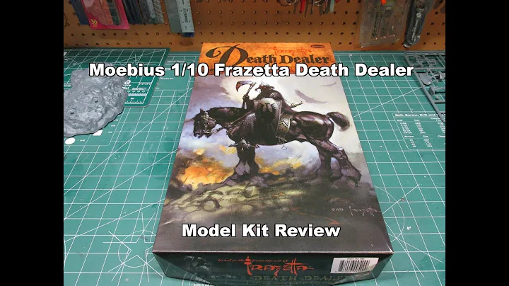Moebius 1/10 Frazetta Death Dealer Model Kit Revie...
