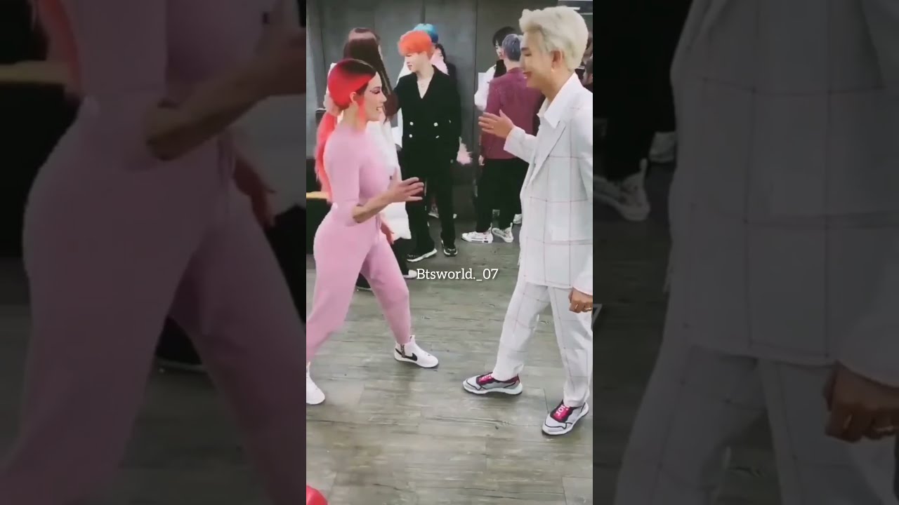 BTS Namjoon Halsey S Video Boy With Love Jin Suga Jhope Jimin V Jungkook