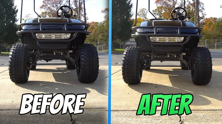 Golf Cart Wheel Spacer Transformation - Fits all carts!