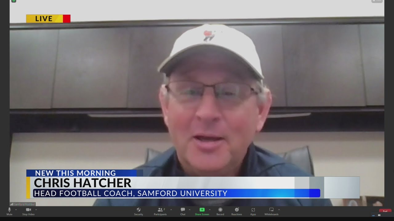 Samford Coach Chris Hatcher speaks on the passing of Mike Leach YouTube