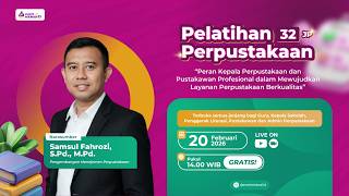 H2: Webinar Peran Kepala Perpustakaan dan Pustakawan Mewujudkan Layanan Perpustakaan Berkualitas