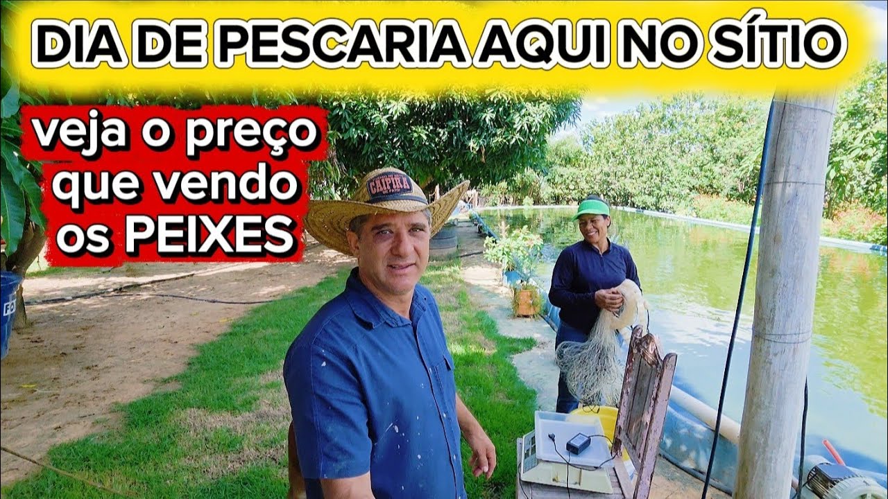 PESCANDO E VENDENDO PEIXES. VEJA O QUE vendi...