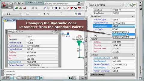 JUNCTIONS - Hydraulic Junction Node Objects of HydrauliCAD inside of AutoCAD