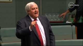 Famous Clive Palmer brilliantly attacks Abbott's Paid Parental Leave Scheme Profile