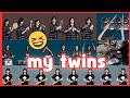 Me and 21 twins try to play all the percussion instruments available in my studio