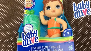 Unboxing New Baby Alive LIL SPLASHES MERMAID Doll