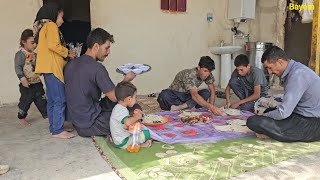 Fisherman and Jahanbakhsh meet to create a dedicated space for Yalda's aid to them