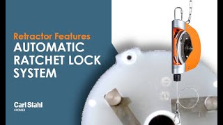 The automatic ratchet lock  Tool Retractors (spring balancers)