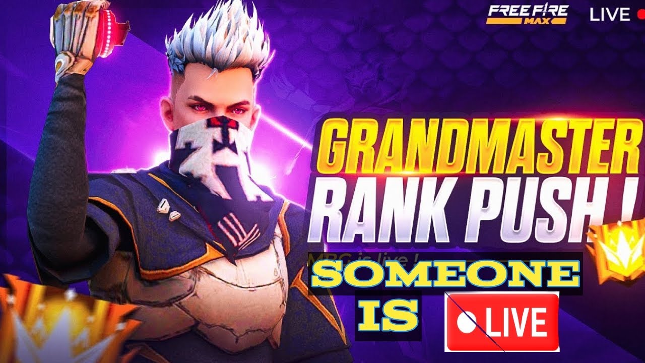 PLAY WITH ME || RANK PUSH || FREE FIRE || #Grandmaster - YouTube
