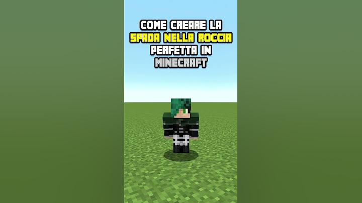 Come fare la Spada nella Roccia in Minecraft
