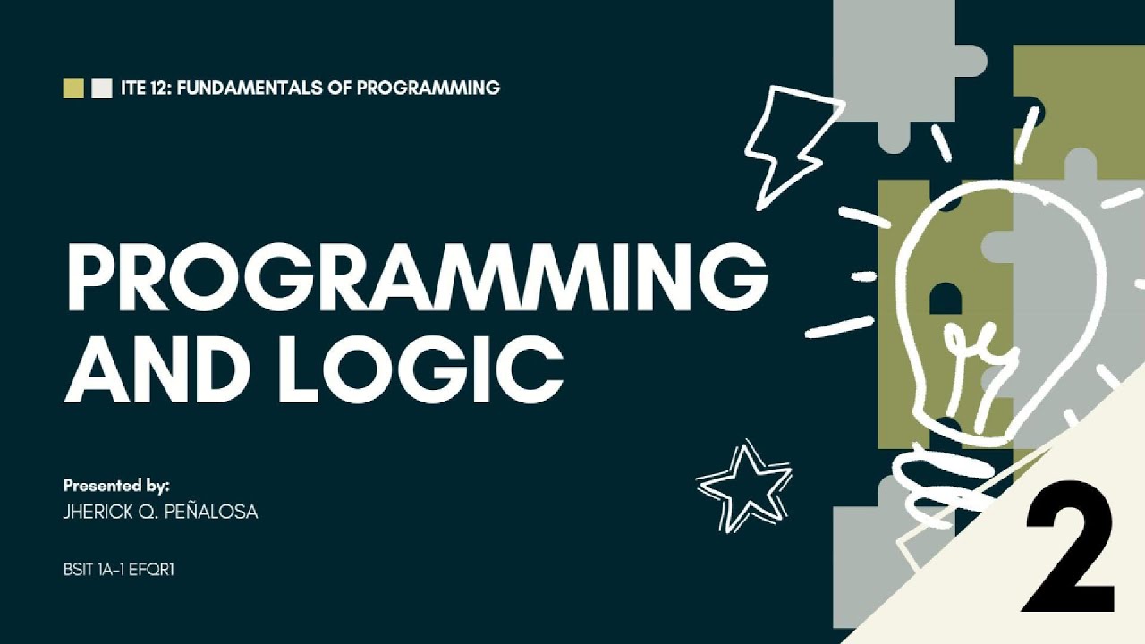 ITE 12: PROGRAMMING AND LOGIC (BISAYA DISCUSSION) - YouTube