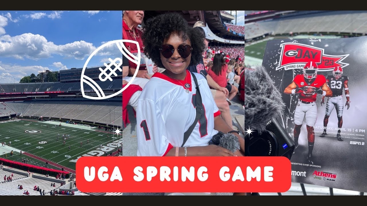 Vlog UGA Spring Game 2023 YouTube