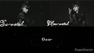 Video thumbnail of "Babymetal Monochrome [Color coded lyrics ROMAJI] [Romaji, Japanese and English Translation]"