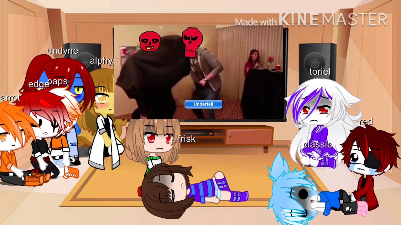 Undertale reacts to how AUs eat there food / last reaction video for
