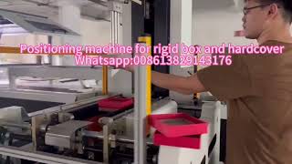 Automatic Visual Positioning machien for rigid box &book cover PC-600B