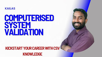 #CSV Computer system validation part-1