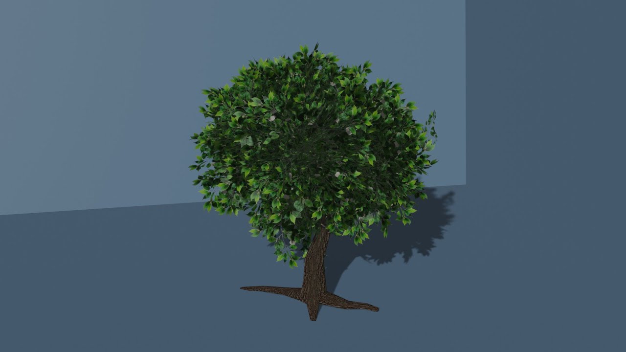 Membuat pohon - Tutorial Blender