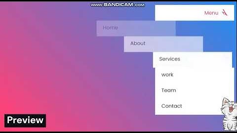 Animated Menu using HTML CSS & JavaScript #mcawali #viral #computer