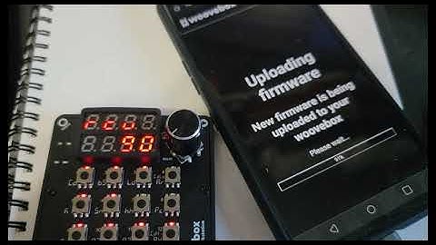 It works! Firmware update on the Woovebox