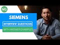 Siemens Interview Questions with Answer Examples