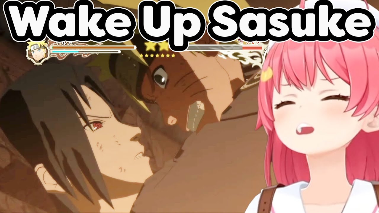 🌸Sakura Miko Gets Emotional Over Naruto and Sasuke 😭❤️【Hololive/Miko】