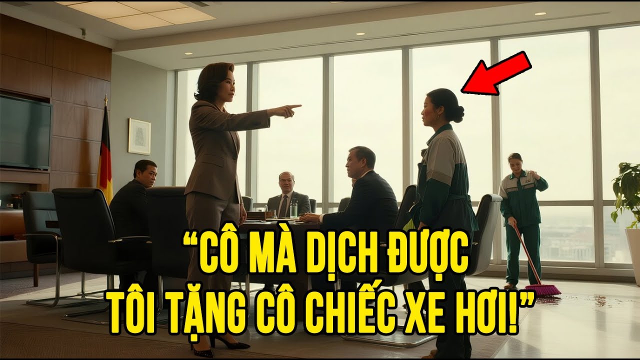 “Dịch Được Tôi Tặng Xe Hơi!” – Nữ Tỷ Phú Nói Với Cô Lao Công Và Cái Gật Đầu Khiến Bà Đứng Hình