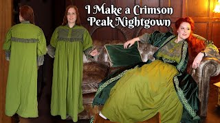 I Make a Crimson Peak Teagown - Part 2 | Victorian Nightgown