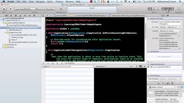 Learning iOS Development Part 2 (Exploring xCode)