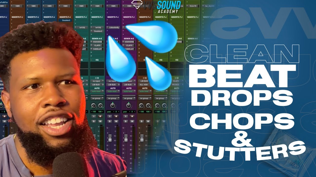 Pro Level Beat Drops, Chops, and Stutters! Pro Tools Mixing Tutorial!