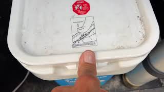 How to open a 40 Pound HTH Chlorine Box
