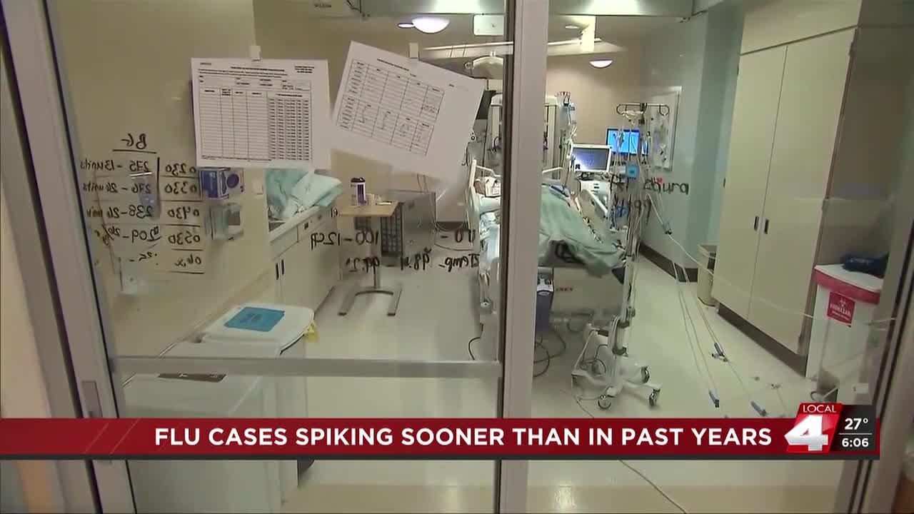 Flu cases spike early in 2025 - YouTube