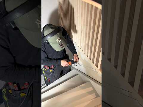 The best way to do LED stairs? #handyman #diy #craftsmanship  #craftsman #construction #doityourself