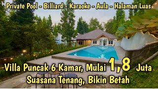 Villa Puncak 6 Kamar || Mulai 1,8 Juta Kapasitas 35 Orang || Fasilitas Lengkap || Villa Rayyanza 2