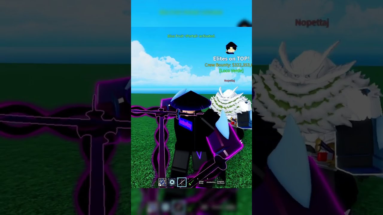 SUPER FAST Portal Fruit Godhuman TTK Combo Blox Fruits