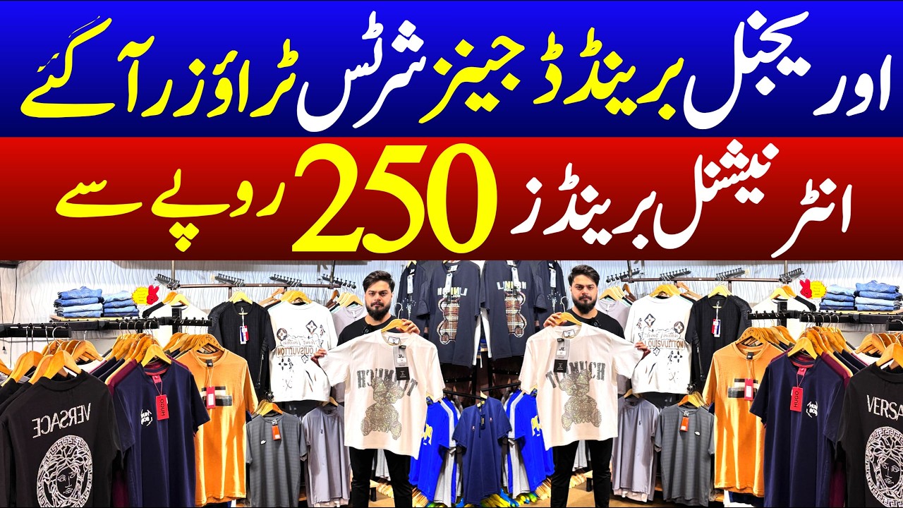 Branded Jeans, Shirts & Trousers Strat from 250 Rs. | Wholesale Market Pakistan | Buy 1 Get 1 Free!