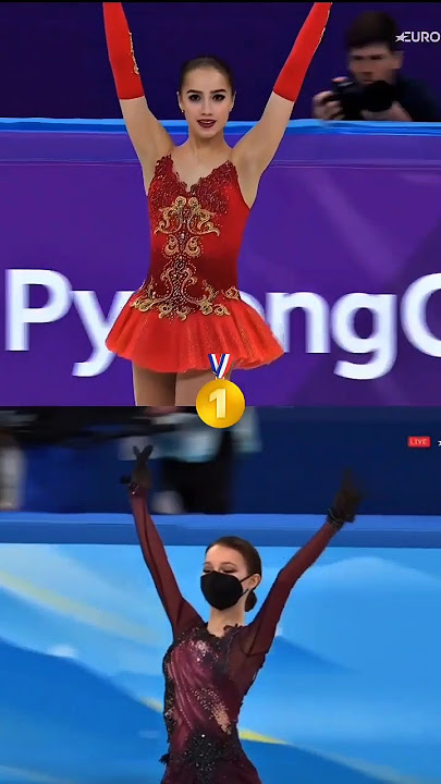 History repeats...💔#figureskating #olympics #sports #alexandratrusova #iceskating